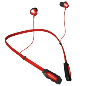 Wireless Neckband Headphones V4.2 Sweat-proof Sport Headsets Earbuds In-Ear Magnetic Neckbands Stereo Earphone (Option: Red)