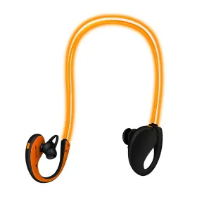 Wireless Sports Headsets Wireless V4.1 Neckband Earphones HD Stereo Sweat-proof Headphones Earbuds (Option: Orange)