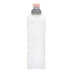 Portable Fitness Large Capacity Curved Water Bottle for Sports Running (Color: White, Type: Style A)