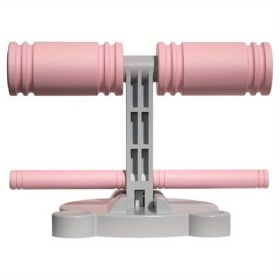 Fitness Sit-up Aids (must Use It In A Smooth Tile Floor) Fitness Equipment Yoga Crunch Aids Multi-purpose Ab Trainers (Color: Pink)