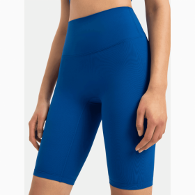 JupiterGear High-Rise Long Shorts (Color: Royal Blue, size: 6)