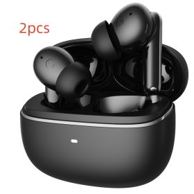 Wireless Bluetooth Noise Reduction In-ear Headphones (Option: Black2pcs-ENC Noise Cancellation)